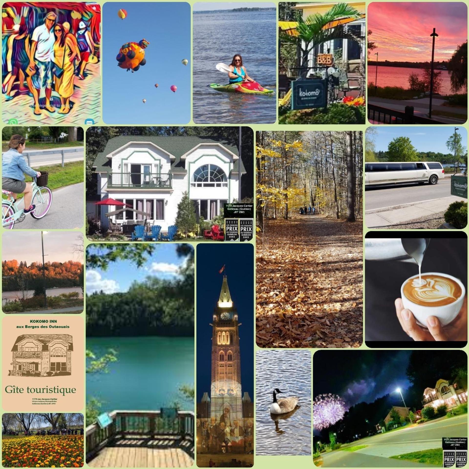 Kokomo Inn Bed And Breakfast Ottawa-Gatineau'S Only Tropical Riverfront B&B On The National Capital Cycling Pathway Route Verte #1 - For Adults Only - Chambre D'Hotes Tropical Aux Berges Des Outaouais Bnb #17542O ภายนอก รูปภาพ